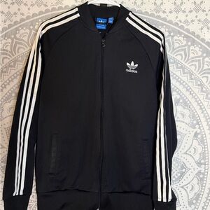 Adidas Black Track Jacket Youth XL
